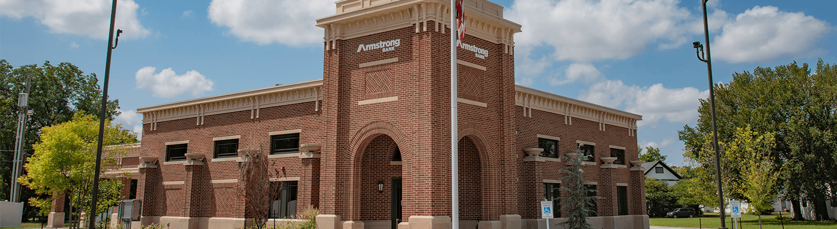 Armstrong Bank building in Dewey, Oklahoma
