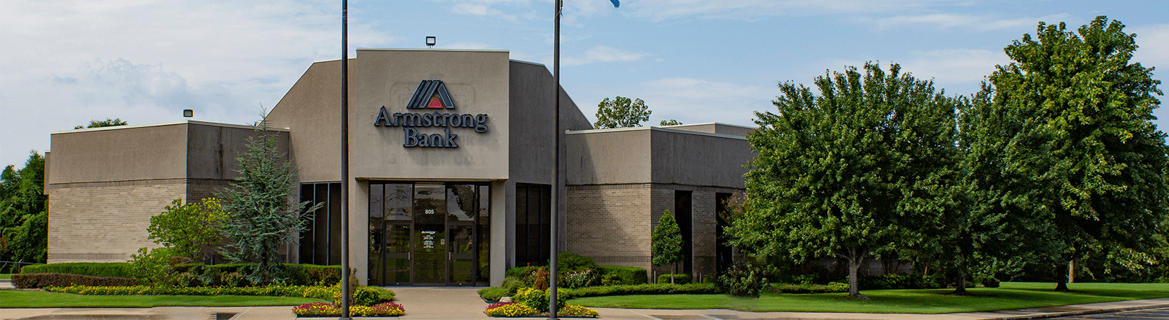 Armstrong Bank building in Fort Gibson, Oklahoma