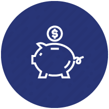 Piggy bank icon