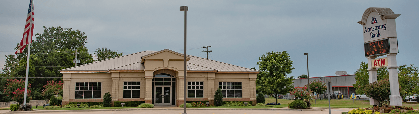 Armstrong Bank building in Checotah, Oklahoma