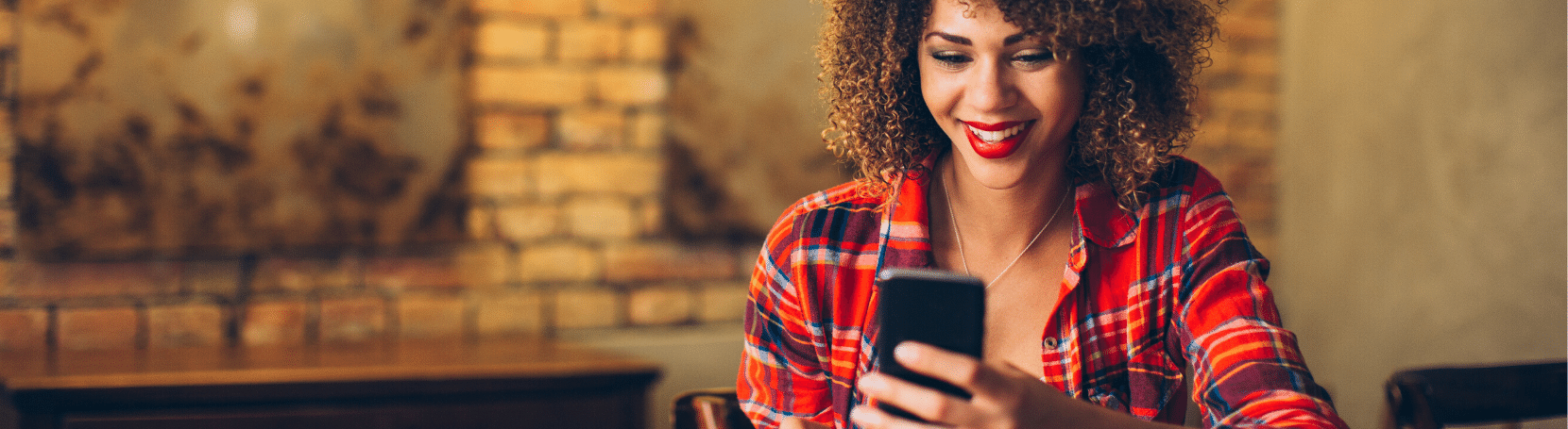 Woman with mobile phone