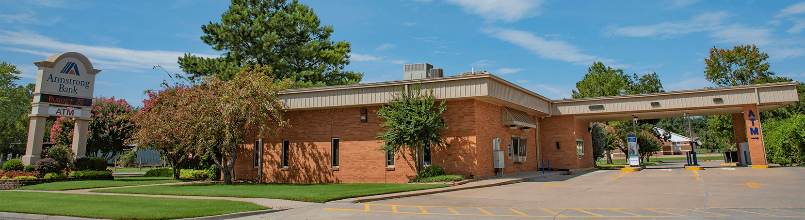 Armstrong Bank building in Vian, Oklahoma